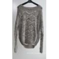 Ladies Winter Fancy Yarn Knit Pullover Sweater